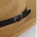 Adjustable Summer Cow Boy Trilby Fedora Straw Hats Brim Beach Caps Sombrero Hats  eb-44491809